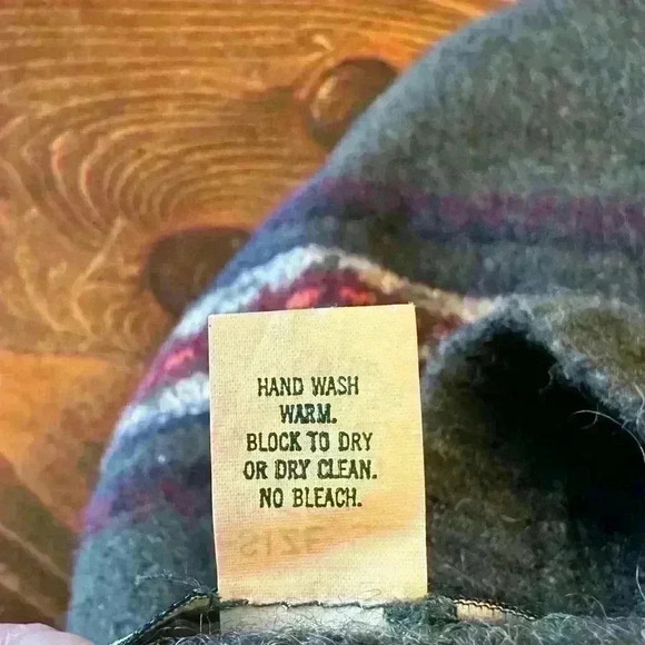 Vintage Landscape Women’s S Fair Isle Design Wool‎ Blend Sweater Made in the USA - Picture 7 of 7